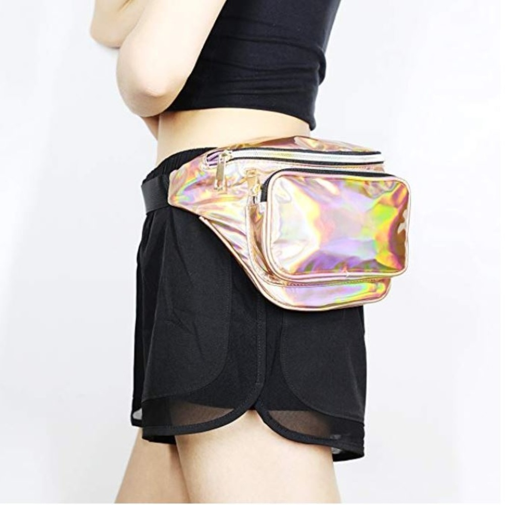 NWT Holographic Fanny Pack